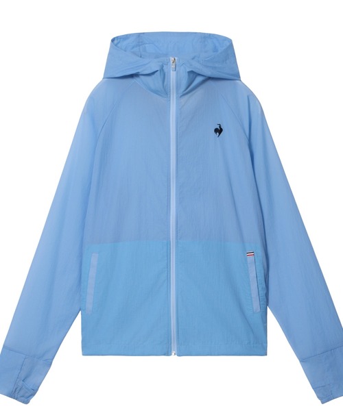 le coq sportif（ルコックスポルティフ）の「ルコックスポルティフ  ポケッタブルUVカットウィンドジャケット（ナイロンジャケット・レディース・ネイビー/ブルー・XL/M/L）」の11枚目の写真