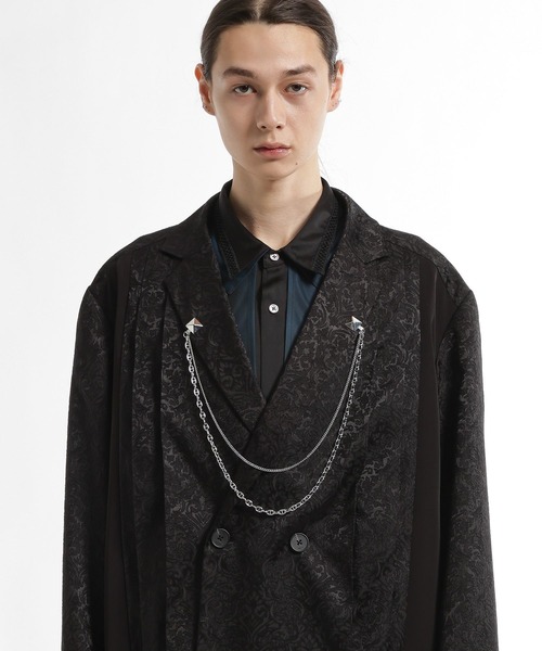 HARE(ハレ)の「チェーンラペルブローチL(HARE)(ブローチ/コサージュ・メンズ・シルバー・FREE)」の4枚目の写真