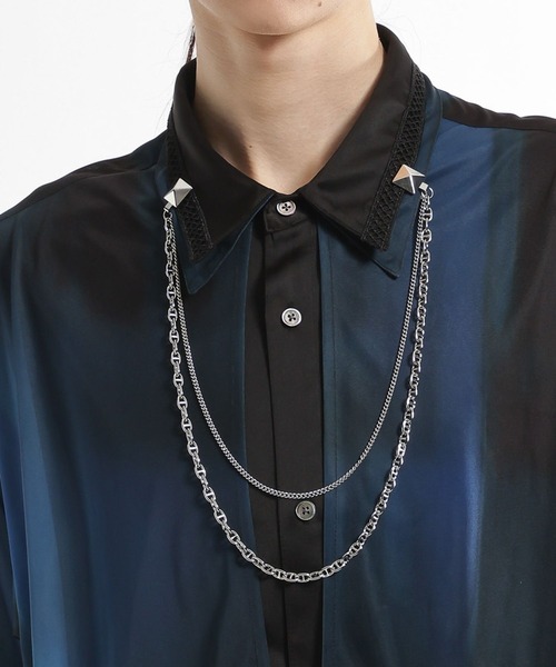 HARE(ハレ)の「チェーンラペルブローチL(HARE)(ブローチ/コサージュ・メンズ・シルバー・FREE)」の12枚目の写真