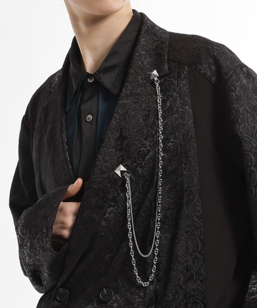 HARE(ハレ)の「チェーンラペルブローチL(HARE)(ブローチ/コサージュ・メンズ・シルバー・FREE)」の15枚目の写真