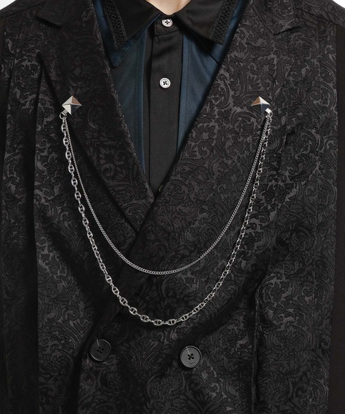 HARE(ハレ)の「チェーンラペルブローチL(HARE)(ブローチ/コサージュ・メンズ・シルバー・FREE)」の16枚目の写真