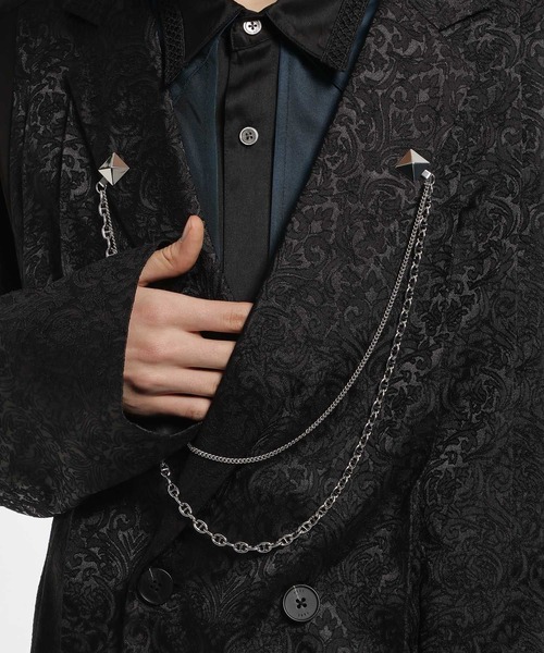 HARE(ハレ)の「チェーンラペルブローチL(HARE)(ブローチ/コサージュ・メンズ・シルバー・FREE)」の18枚目の写真