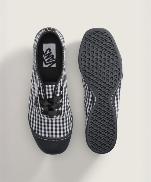 VANS（バンズ）の「VANS PREMIUM オーセンティック プリマ / LX Authentic Prima GINGHAM BLA VN000EDXBLA1（スニーカー・メンズ・ブラック×ホワイト・4.5/5/5.5/6/6.5/7）」の3枚目の写真