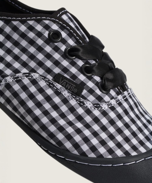 VANS（バンズ）の「VANS PREMIUM オーセンティック プリマ / LX Authentic Prima GINGHAM BLA VN000EDXBLA1（スニーカー・メンズ・ブラック×ホワイト・4.5/5/5.5/6/6.5/7）」の5枚目の写真