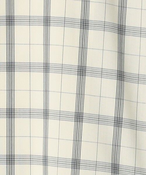 edition pourell（エディションプレル）の「edition pourell Super 120'sトロチェック コットンカラーブルゾン（ブルゾン・レディース・ブラック系その他/ホワイト系その他・34/36）」の14枚目の写真