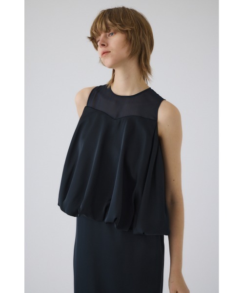 RIM.ARK（リムアーク）の「Balloon forum dress バルーン フォーム ドレス（ドレス・レディース・ブラック/ダークネイビー・36/38）」の7枚目の写真