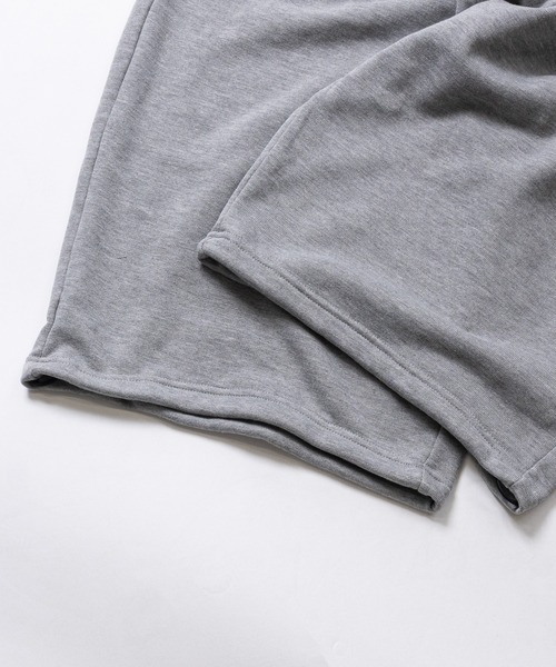 JOHN'S CLOSET(ジョンズクローゼット)の「【31】フロント&バック ワンタック スウェットワイドショーツ/ハーフパンツ(スウェットパンツ・メンズ・ブラック/グレー・LARGE/MEDIUM)」の8枚目の写真