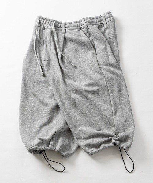 JOHN'S CLOSET(ジョンズクローゼット)の「【31】フロント&バック ワンタック スウェットワイドショーツ/ハーフパンツ(スウェットパンツ・メンズ・ブラック/グレー・LARGE/MEDIUM)」の17枚目の写真