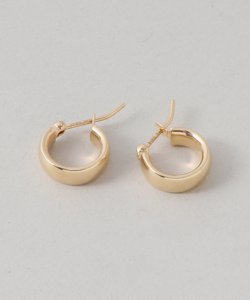 Lilas(リラ)の「《WEB限定》【SAMH by LILAS】フラットフープピアスK18GP(両耳)(ピアス(両耳用)・レディース・ゴールド・FREE)」の7枚目の写真