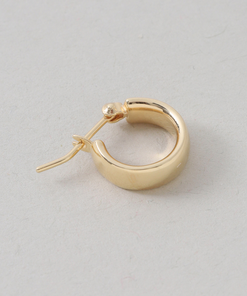 Lilas(リラ)の「《WEB限定》【SAMH by LILAS】フラットフープピアスK18GP(両耳)(ピアス(両耳用)・レディース・ゴールド・FREE)」の10枚目の写真