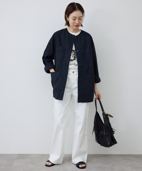 SIERRA DESIGNS（シェラデザイン）の「Sierra Designs/シエラデザインズ SLOBE別注 DOG TEE 【手洗い可能】（Tシャツ/カットソー・レディース・アイボリー/ボルドー・FREE）」の10枚目の写真