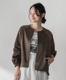 LAUTREAMONT（ロートレアモン）の「サテンジップブルゾン≪手洗い≫（ブルゾン）」