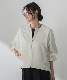 LAUTREAMONT（ロートレアモン）の「サテンジップブルゾン≪手洗い≫（ブルゾン）」