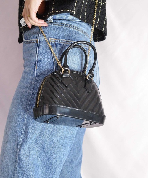 BROTHERHOOD（ブラザーフッド）の「【eY】Candy Dome mini Bag（ハンドバッグ・レディース・ホワイト/イエロー/ブラック/ピンク/ベージュ・FREE）」の13枚目の写真