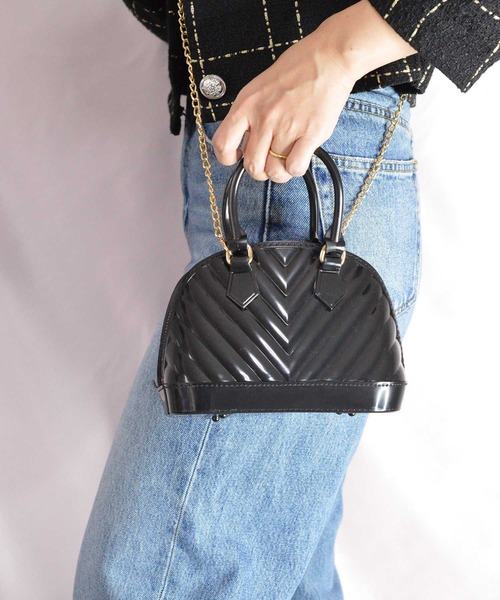 BROTHERHOOD（ブラザーフッド）の「【eY】Candy Dome mini Bag（ハンドバッグ・レディース・ホワイト/イエロー/ブラック/ピンク/ベージュ・FREE）」の14枚目の写真