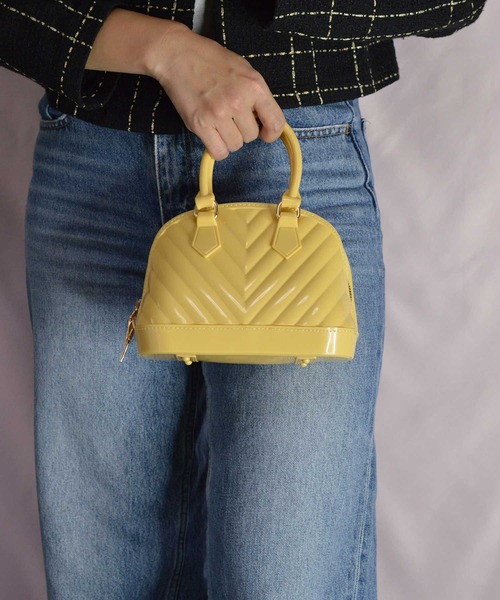 BROTHERHOOD（ブラザーフッド）の「【eY】Candy Dome mini Bag（ハンドバッグ・レディース・ホワイト/イエロー/ブラック/ピンク/ベージュ・FREE）」の17枚目の写真