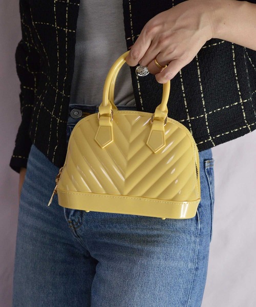 BROTHERHOOD（ブラザーフッド）の「【eY】Candy Dome mini Bag（ハンドバッグ・レディース・ホワイト/イエロー/ブラック/ピンク/ベージュ・FREE）」の19枚目の写真