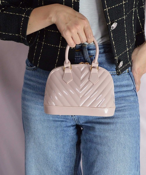 BROTHERHOOD（ブラザーフッド）の「【eY】Candy Dome mini Bag（ハンドバッグ・レディース・ホワイト/イエロー/ブラック/ピンク/ベージュ・FREE）」の22枚目の写真
