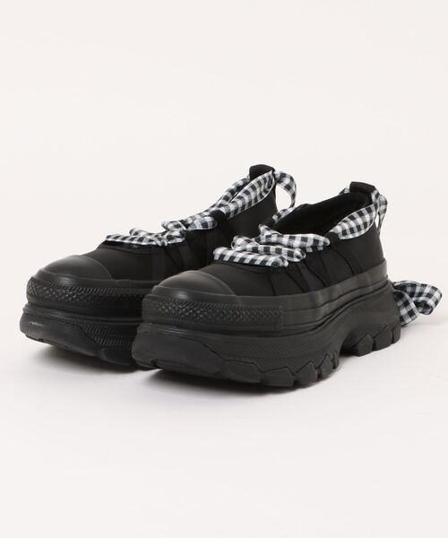 CONVERSE(コンバース)の「CONVERSE コンバース AS TREKWAVE BL OX オールスター トレックウエーブ BL OX 31317991 BLACK/BLACK(スニーカー・レディース・ブラック・7h/7/6h/5h/5/4h/4/3h)」の1枚目の写真