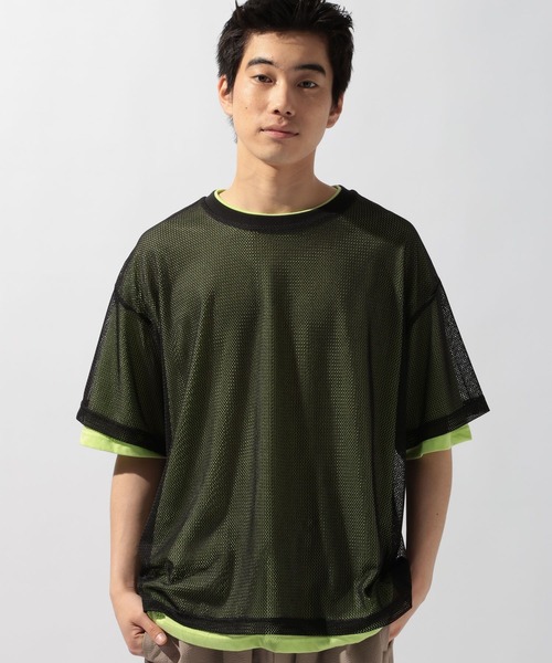 niko and...(ニコアンド)の「シアーレイヤードTシャツ(Tシャツ/カットソー・メンズ・ネイビー/ブラウン/その他6/ブラック・MEDIUM/LARGE)」の22枚目の写真