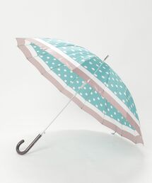 RAMUDA（ラムダ）の「16本骨　ビッグドット　タッセル付き　ジャンプ傘（長傘）」
