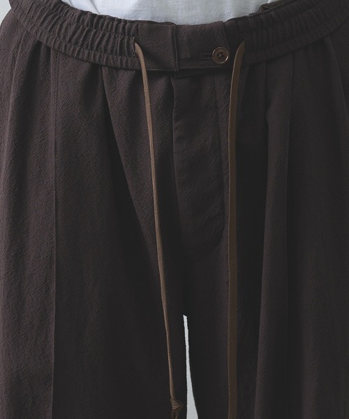 Product Twelve（プロダクトトゥエルブ）の「【Product Twelve/プロダクトトゥエルブ】Techno Wool Sleeping Trousers（スラックス・メンズ・ブラウン/ブラック・2/1）」の19枚目の写真