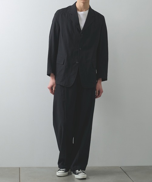 Product Twelve（プロダクトトゥエルブ）の「【Product Twelve/プロダクトトゥエルブ】Techno Wool Sleeping Trousers（スラックス・メンズ・ブラウン/ブラック・2/1）」の4枚目の写真