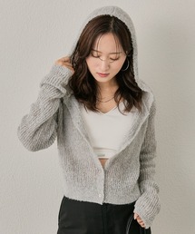 mline | [mline]ポコニット フーディーカーデ(パーカー)