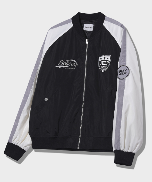 JEEP(ジープ)の「RUSH アセンティックナイロンパイピングブルゾン (JQ5JPU201IV)(ブルゾン・メンズ・その他・SMALL/MEDIUM/LARGE/X-LARGE/2XL)」の1枚目の写真