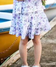 BeBe | 【お揃い】ジャルダンフルーリプリントサッカーキュロットパンツ(90~150cm)(その他パンツ)