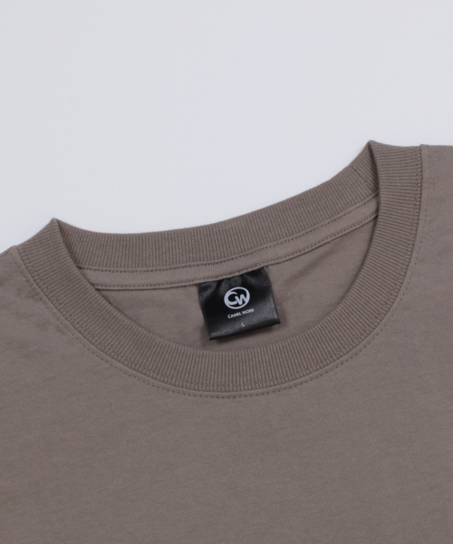 CAMEL WORK(キャメルワーク)の「ダイヤロゴ半袖Tシャツ(モカ)(Tシャツ/カットソー・メンズ・その他・X-LARGE/LARGE/MEDIUM)」の5枚目の写真
