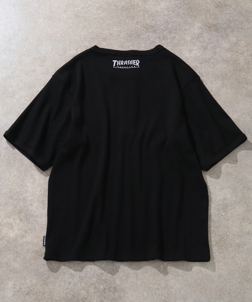 THRASHER(スラッシャー)の「【THRASHER/スラッシャー】ワンポイント刺繍 ヘンリーネックTシャツ(Tシャツ/カットソー・メンズ・ホワイト/ブラック/グレー・S/L/M)」の22枚目の写真
