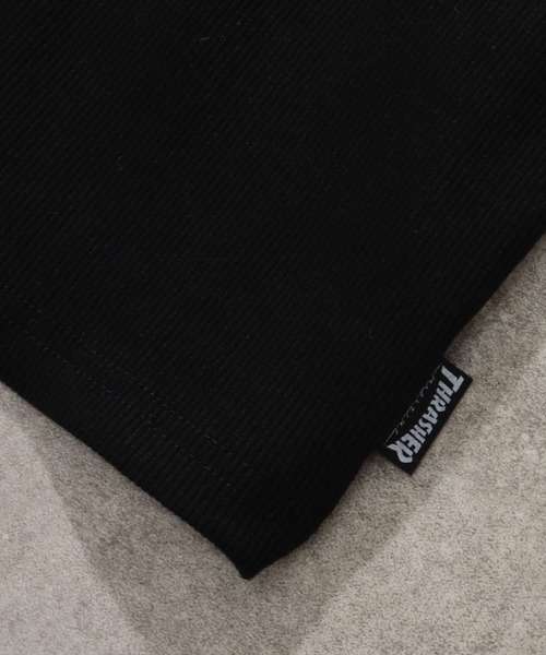 THRASHER(スラッシャー)の「【THRASHER/スラッシャー】ワンポイント刺繍 ヘンリーネックTシャツ(Tシャツ/カットソー・メンズ・ホワイト/ブラック/グレー・S/L/M)」の19枚目の写真