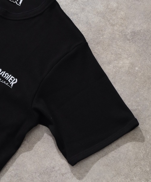 THRASHER(スラッシャー)の「【THRASHER/スラッシャー】ワンポイント刺繍 ヘンリーネックTシャツ(Tシャツ/カットソー・メンズ・ホワイト/ブラック/グレー・S/L/M)」の18枚目の写真