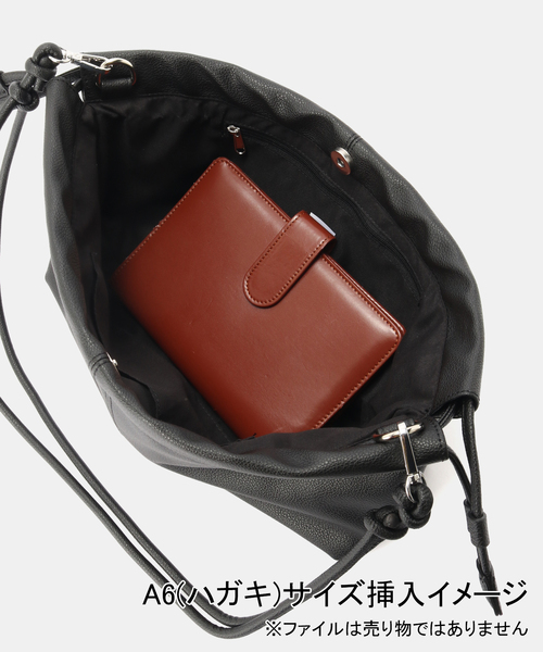 B.C STOCK（ベーセーストック）の「巾着ショルダーバッグ（ショルダーバッグ・レディース・イエロー/ブラウン/ブラック・FREE）」の10枚目の写真