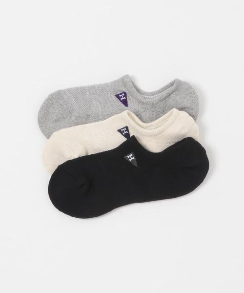 ITEMS URBANRESEARCH(アイテムズ アーバンリサーチ)の「Healthknit ペナント刺繍 ソックス3P(ソックス/靴下・メンズ・その他1・-)」の2枚目の写真