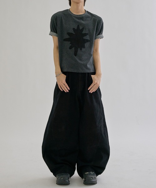 EPNK(イーピーエヌケー)の「Symbol applique Tee / シンボルアップリケT(Tシャツ/カットソー・メンズ・ブラック/ホワイト・SMALL/MEDIUM/LARGE)」の13枚目の写真