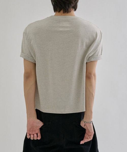 EPNK(イーピーエヌケー)の「Symbol applique Tee / シンボルアップリケT(Tシャツ/カットソー・メンズ・ブラック/ホワイト・SMALL/MEDIUM/LARGE)」の8枚目の写真