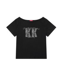 KK CRACK ワンショルダーTシャツ (SSDKNK-107)