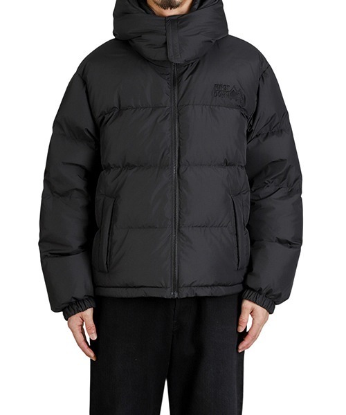 FIRST DOWN（ファーストダウン）の「FIRST DOWN / ファーストダウン：Bubble Down JKT Hood Short：F942111[AST]（ダウンジャケット/コート・メンズ・ブラック・XL/L/M）」の12枚目の写真