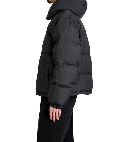 FIRST DOWN（ファーストダウン）の「FIRST DOWN / ファーストダウン：Bubble Down JKT Hood Short：F942111[AST]（ダウンジャケット/コート・メンズ・ブラック・XL/L/M）」の13枚目の写真