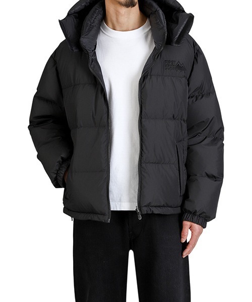 FIRST DOWN（ファーストダウン）の「FIRST DOWN / ファーストダウン：Bubble Down JKT Hood Short：F942111[AST]（ダウンジャケット/コート・メンズ・ブラック・XL/L/M）」の15枚目の写真