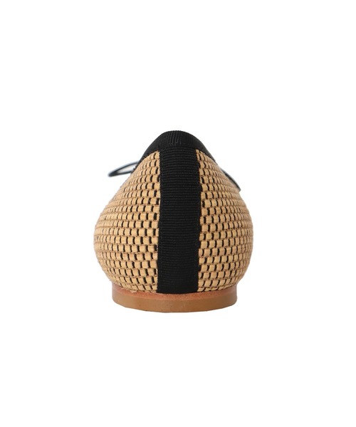 FABIO RUSCONI(ファビオルスコーニ)の「FABIO RUSCONI / rafia ballerina shoes(ファビオルスコーニ ラフィアバレエシューズ 764)(バレエシューズ・レディース・ベージュ・36)」の2枚目の写真