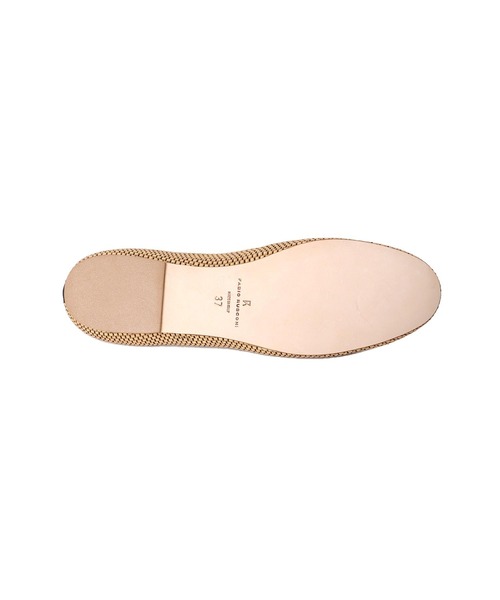FABIO RUSCONI(ファビオルスコーニ)の「FABIO RUSCONI / rafia ballerina shoes(ファビオルスコーニ ラフィアバレエシューズ 764)(バレエシューズ・レディース・ベージュ・36)」の3枚目の写真