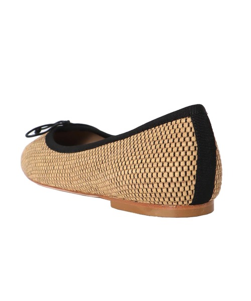 FABIO RUSCONI(ファビオルスコーニ)の「FABIO RUSCONI / rafia ballerina shoes(ファビオルスコーニ ラフィアバレエシューズ 764)(バレエシューズ・レディース・ベージュ・36)」の6枚目の写真
