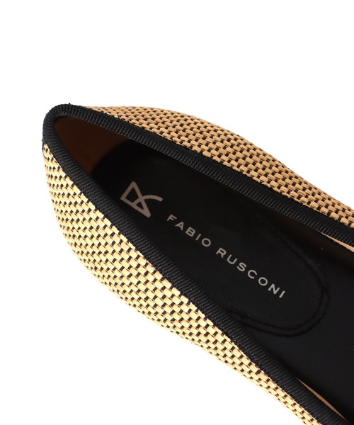 FABIO RUSCONI(ファビオルスコーニ)の「FABIO RUSCONI / rafia ballerina shoes(ファビオルスコーニ ラフィアバレエシューズ 764)(バレエシューズ・レディース・ベージュ・36)」の7枚目の写真