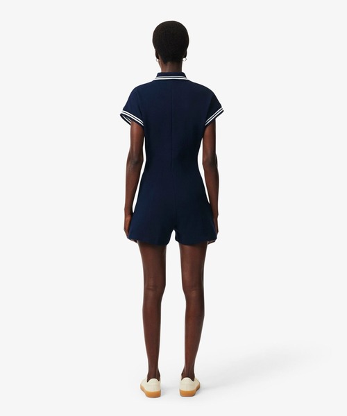 LACOSTE(ラコステ)の「フランスメイド ポロカラーオールインワン(つなぎ/オールインワン・レディース・ブルー系その他・38/36)」の5枚目の写真