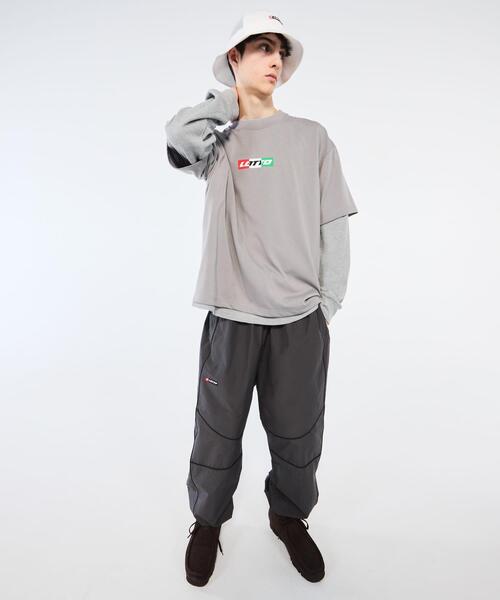 LOTTO(ロット)の「LOTTO ITALIAN LOGO SHORT-SLEEVE TECH T-SHIRTS(Tシャツ/カットソー・メンズ・グレー/ブラック/グリーン・XX-LARGE/X-LARGE/MEDIUM/LARGE)」の1枚目の写真