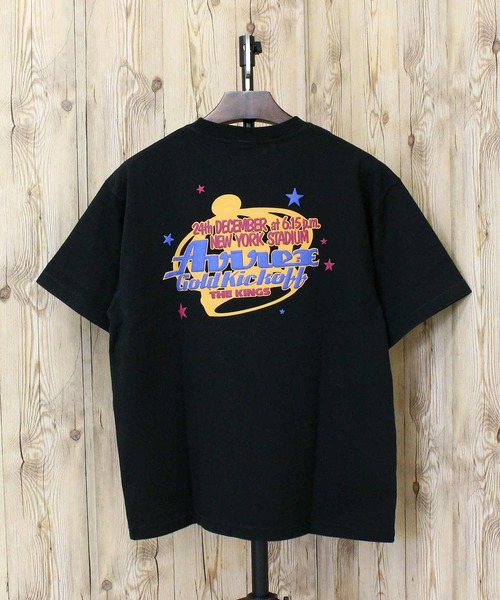 AVIREX(アヴィレックス)の「GOLD KICKOFF PUFF PRINT T-SHIRT(Tシャツ/カットソー・メンズ・ホワイト/ブラック・XXL/M/XL/L)」の2枚目の写真
