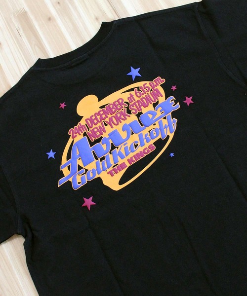 AVIREX(アヴィレックス)の「GOLD KICKOFF PUFF PRINT T-SHIRT(Tシャツ/カットソー・メンズ・ホワイト/ブラック・XXL/M/XL/L)」の10枚目の写真